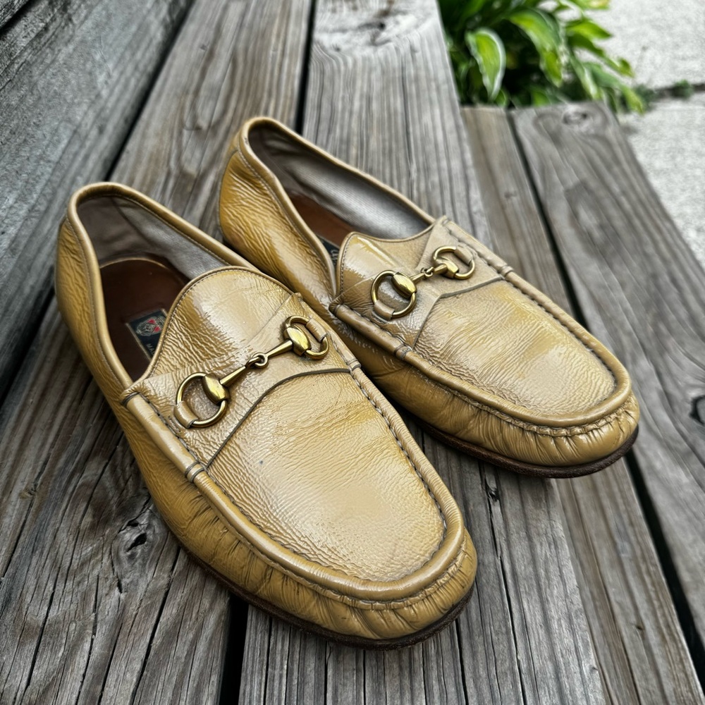 1953 Gucci Men’s Loafer In Patent Leather, Men’s 8.5